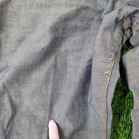 VTG 70s Levis Orange Tab Flares 30x26 Talon Zip Hippie Bell Bottoms Cropped - Picture 10 of 16